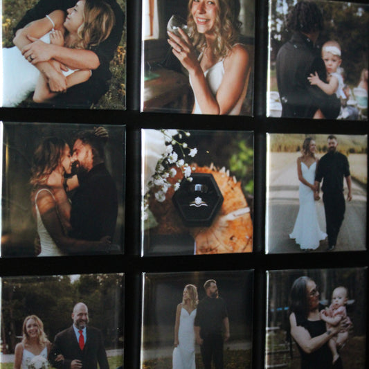 Pressed Photo Magnet